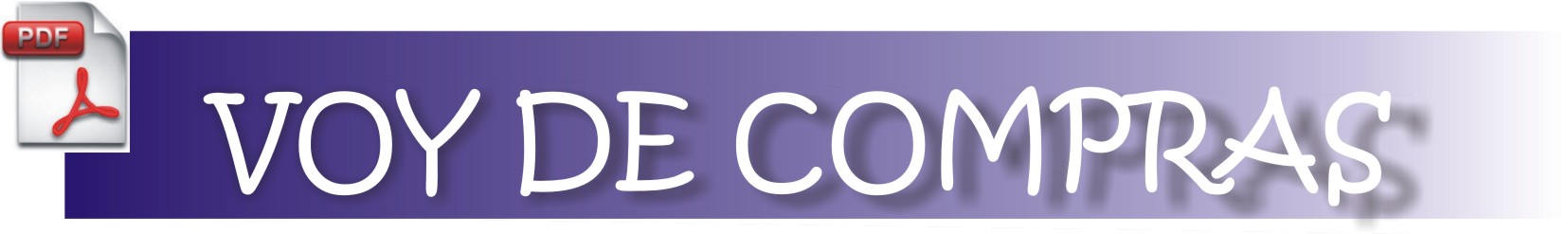 VOY DE COMPRAS: PRUEBA